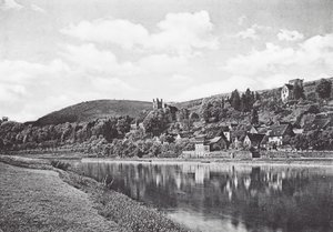 Neckarsteinach, Assia, Germania (foto b/n) da German Photographer