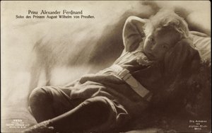 Principe Alexander Ferdinand, figlio di August Wilhelm da German Photographer