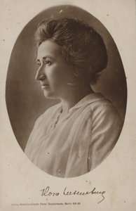Rosa Luxemburg (foto b/n) da German Photographer