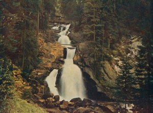 Cascate di Triberg, Foresta Nera, Germania (foto a colori) da German Photographer