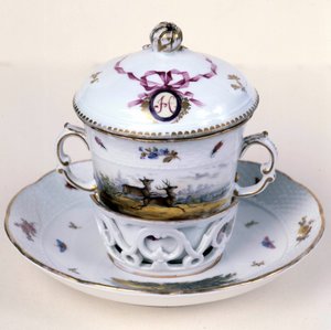 Tazza di porcellana del XIX secolo