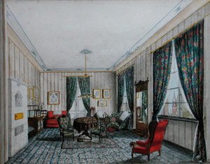 Interno di un salotto, c.1855 da German School