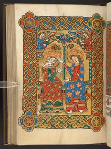 Incoronazione della Vergine, con angeli incensanti da German School