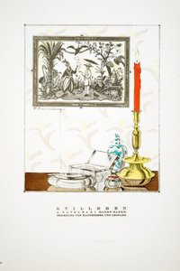 Pubblicità per "Batschari Cigaretten", da Styl, pub.1922 (stampa a pochoir)