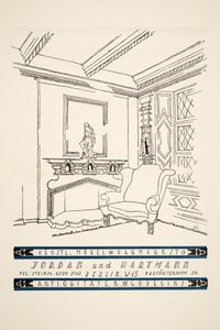 Pubblicità per Jordan und Hartmann, da Styl, pub.1922 da German School