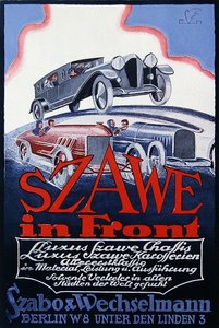 Pubblicità per automobili Szawe da German School
