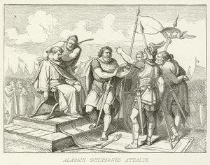 Alarico detronizza Attalo