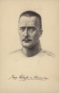 Albrecht, duca di Wurttemberg, principe tedesco e generale della Prima guerra mondiale (litografia) da German School