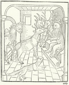 Illustrazione dal Libro della Saggezza (incisione) da German School