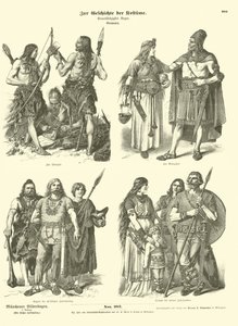 Costumi germanici antichi da German School