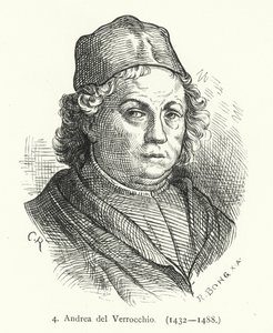 Andrea del Verrocchio, pittore, scultore e orafo del Rinascimento italiano da German School