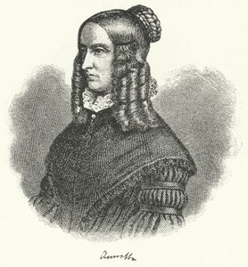 Annette von Droste-Hulshoff, scrittrice e compositrice tedesca (incisione) da German School