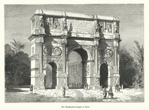 Arco di Costantino, Roma da German School