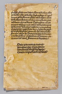 Ars Minor di Aelius Donatus, stampato da Konrad Dinckmut, Ulm, c.1476-80
