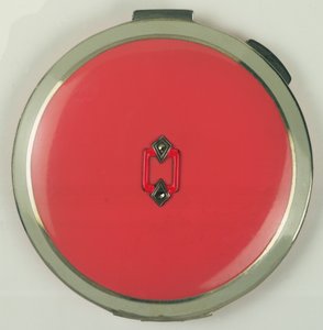 Art Deco Powder Compact, realizzato da Rowenta, anni 