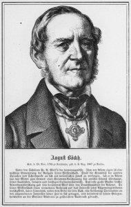 August Bockh (incisione) da German School