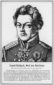 August Neidhard, Graf von Gneisenau da German School