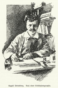 August Strindberg, drammaturgo, romanziere, poeta e artista svedese da German School