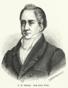 August Wilhelm Schlegel, poeta e traduttore tedesco da German School