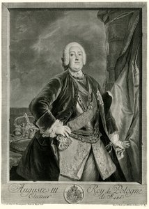 Augusto III (1696-1763) Re di Polonia da German School