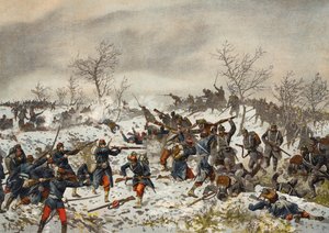 Battaglia prima di Le Mans-Champagne, Guerra franco-prussiana, 11 gennaio 1871 da German School