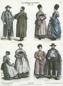 Costumi bavaresi, XIX secolo da German School