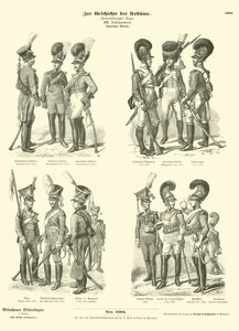 Uniformi militari bavaresi, inizio XIX secolo