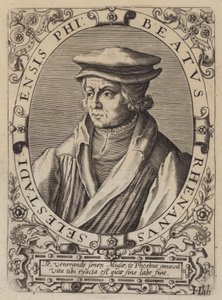 Beatus Rhenanus, umanista tedesco, studioso e riformatore religioso da German School