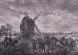 Prima di Orleans, Cassells History of the War between France and Germany pubblicato da Cassell and Company Limited, c.1890 (litografia)