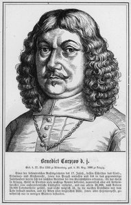 Benedict Carpzov il Vecchio (incisione) da German School