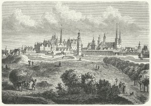 Berlino e Colln nel XVII secolo (incisione) da German School