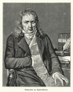 Bernardin de Saint-Pierre, romanziere e botanico francese (litografia)