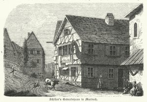 Luogo di nascita del poeta e drammaturgo tedesco Friedrich Schiller, Marbach am Neckar