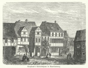 Luogo di nascita del poeta Friedrich Gottlieb Klopstock, Quedlinburg, Germania