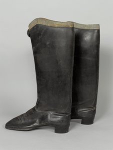 Stivali, 3º von Zieten Hussars, indossati da HRH Il Duca di Connaught, pre-1914 da German School