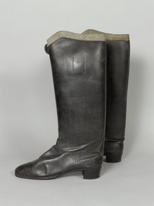 Stivali, 3° Ussari von Zieten, indossati da HRH Il Duca di Connaught, pre-1914 da German School