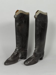 Stivali, 3º Ussari di von Zieten, indossati da SAR Il Duca di Connaught, pre-1914