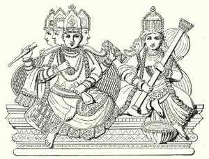 Brahma e Saraswati