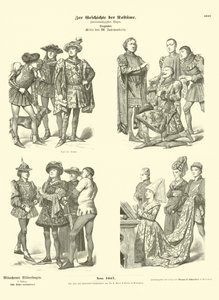Costumi borgognoni, metà XV secolo da German School