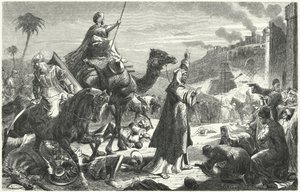 Il califfo Umar che entra a Gerusalemme, 637 da German School