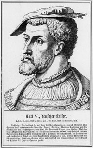 Carlo V, Imperatore Tedesco (incisione) da German School