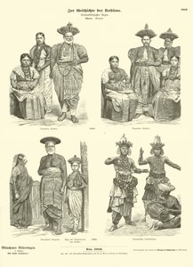 Costumi ceylonesi, 1880