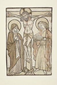 Cristo sulla croce tra Maria e San Giovanni, 1460-70 da German School