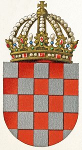 Stemma della Croazia, c.1898