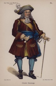 Colonnello Hennings, da Il principe di Homburg di Heinrich von Kleist da German School