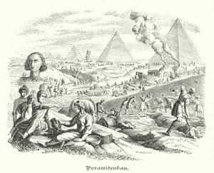 Costruzione delle Piramidi, antico Egitto