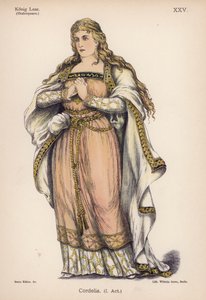 Cordelia, da Re Lear di Shakespeare da German School