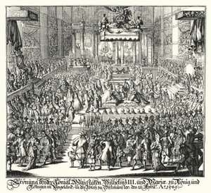 Incoronazione del re Guglielmo III e della regina Maria nell