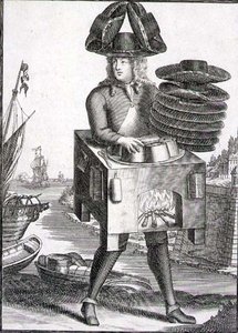 Costume per un cappellaio, pub. da Gerard Valck (1651/2-1726) c.1690 (incisione) da German School