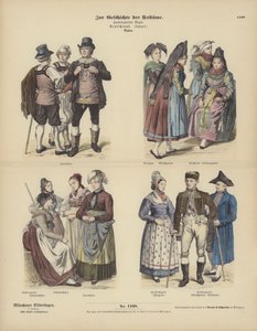 Costumi di Baden, Germania da German School